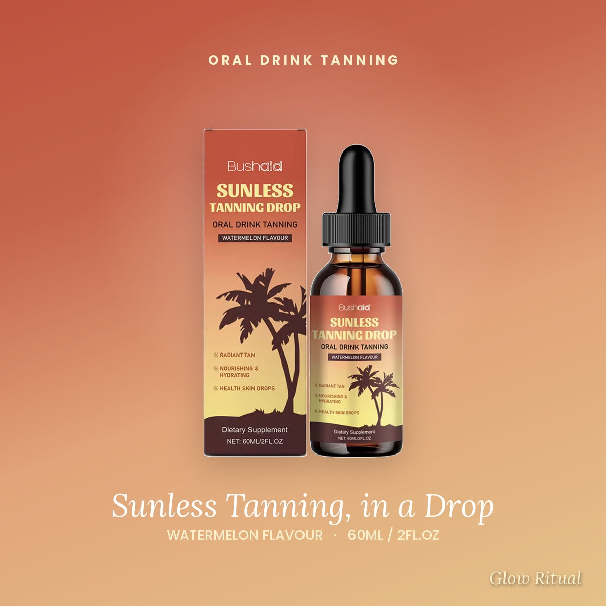 Glow Ritual Sunless Tanning Drops – Watermelon